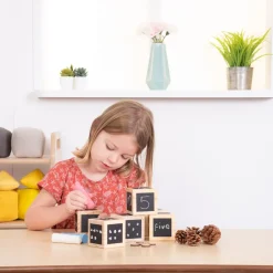 Clearance Chalk Wooden Cubes 6pk Shop The Full Range|Construction