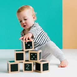 Clearance Chalk Wooden Cubes 6pk Shop The Full Range|Construction