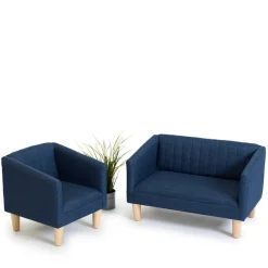 Child Fluted Sofa and Chair Set Breakout Area|Bean Bags And Cusions