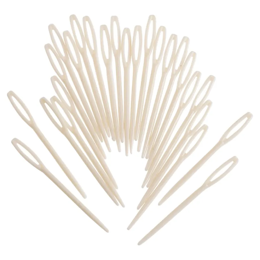 Hot Children's Plastic Sewing Needles 25pk Textiles|Sewing