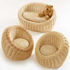 Children's Wicker Sofa and Chairs Set Breakout Area|Sofas & Soft Furnishings