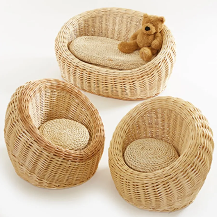 Children's Wicker Sofa and Chairs Set Breakout Area|Sofas & Soft Furnishings