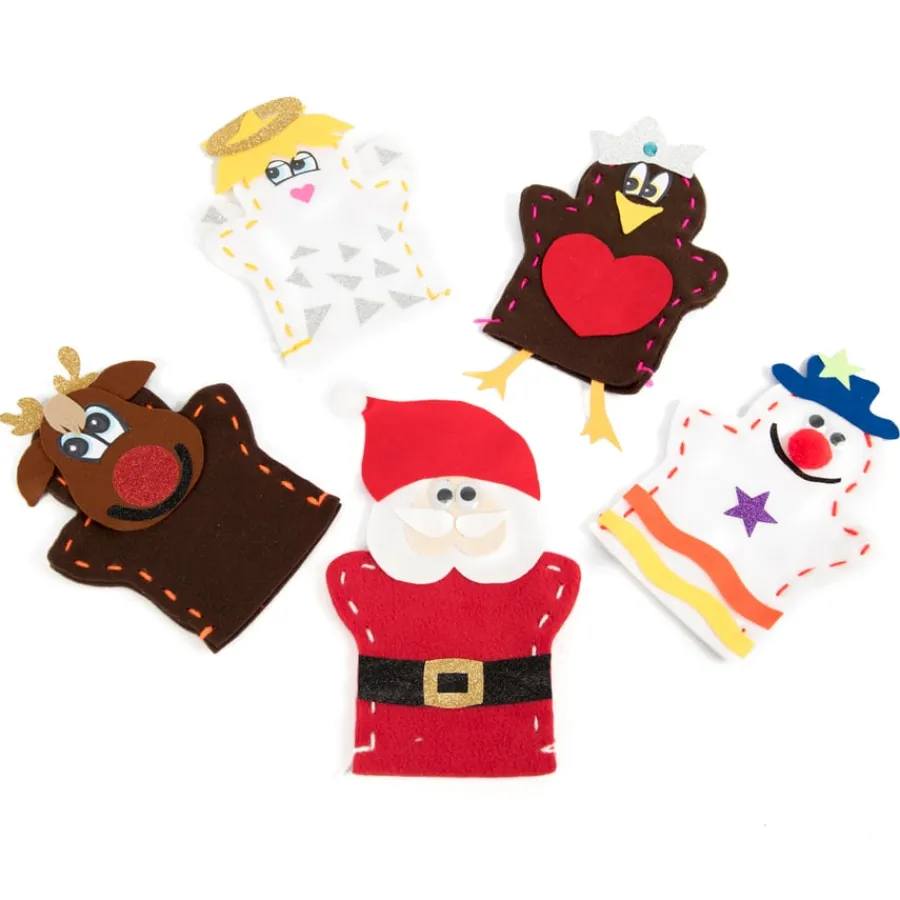 Clearance Christmas Hand Puppets 30pk Festivals & Celebrations