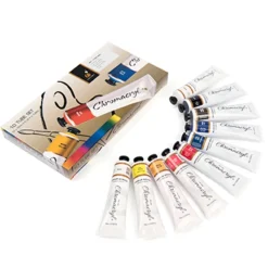 Best Chromacryl Acrylic Paint Tubes Assorted 75ml 10pk Acrylic Paint|Paints & Canvases