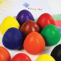 Hot Chubby Egg Crayons Assorted 30pk Drawing|Outdoor Art