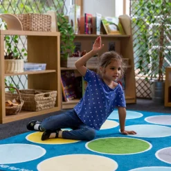 Discount Circles Rectangular Placement Carpet Shop The Full Range|Rugs & Mats