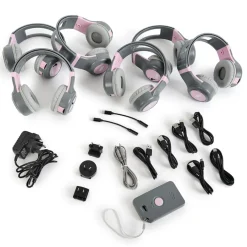 Discount ClassCast Audio Broadcasting Headphones 6pk Speaking & Listening|Audio & Visual