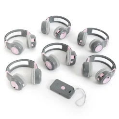 Discount ClassCast Audio Broadcasting Headphones 6pk Speaking & Listening|Audio & Visual