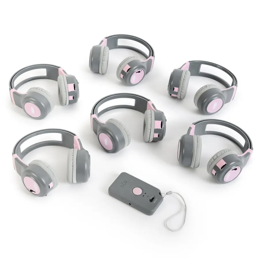 Discount ClassCast Audio Broadcasting Headphones 6pk Speaking & Listening|Audio & Visual