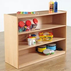 Sale Classic Beech Shelving Unit H900 x W400 x L1200mm Library & Book Storage|Book Storage
