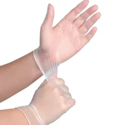 New Clear Vinyl Powdered Gloves 100pk Medical & Personal Care|Medical & Personal Care