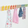 Outlet Cloakroom Rail with 15 Multicoloured Coat Hooks Cloakroom Storage