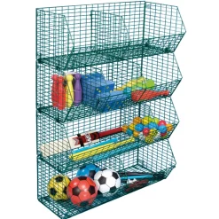 Clearance Coated Wire Storage Baskets 4pk Storage & Bags|Storage & Bags