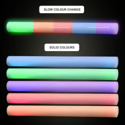 Colour Changing Foam Batons 6pk Light Up Learning|Canopies