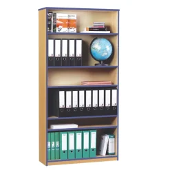 Outlet Coloured Edge Bookcases Library & Book Storage|Book Storage