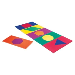 Discount Coloured Floor Play Mats with Printed Shapes Rugs & Mats|Playground Equipment