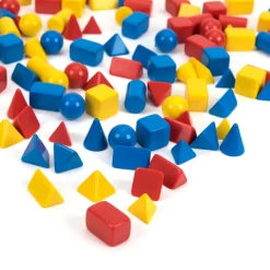 Coloured Small Solid Shapes 96pk Geometry & Shape|Geometry