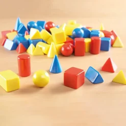 Coloured Small Solid Shapes 96pk Geometry & Shape|Geometry