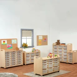 3 Column Tray Storage inc 15 Deep Translucent Trays Boxes & Containers