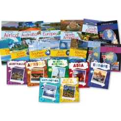 Online Comparing Continents Books 20pk Geography Books|Non-Fiction Books