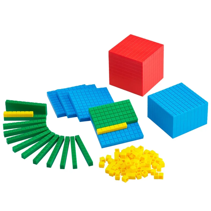 Clearance Connecting Base Ten Set 131pcs Base Ten Sets|Exploring Numbers