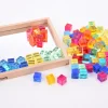 Discount Construction Set Acrylic Gems and Mirror Tray 101pcs Loose Parts|Construction Sets