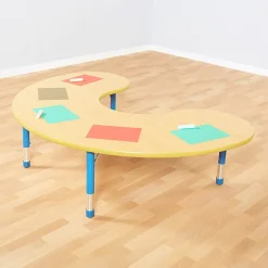 Outlet Copenhagen Height Adjustable Horseshoe Shaped 6 Seater Table Classroom Tables|Copenhagen Range