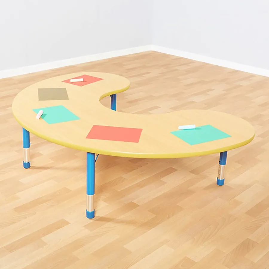 Outlet Copenhagen Height Adjustable Horseshoe Shaped 6 Seater Table Classroom Tables|Copenhagen Range