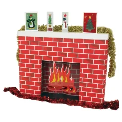 Sale Corobuff® Corrugated Card Fireplace Display|Paper & Display Resources