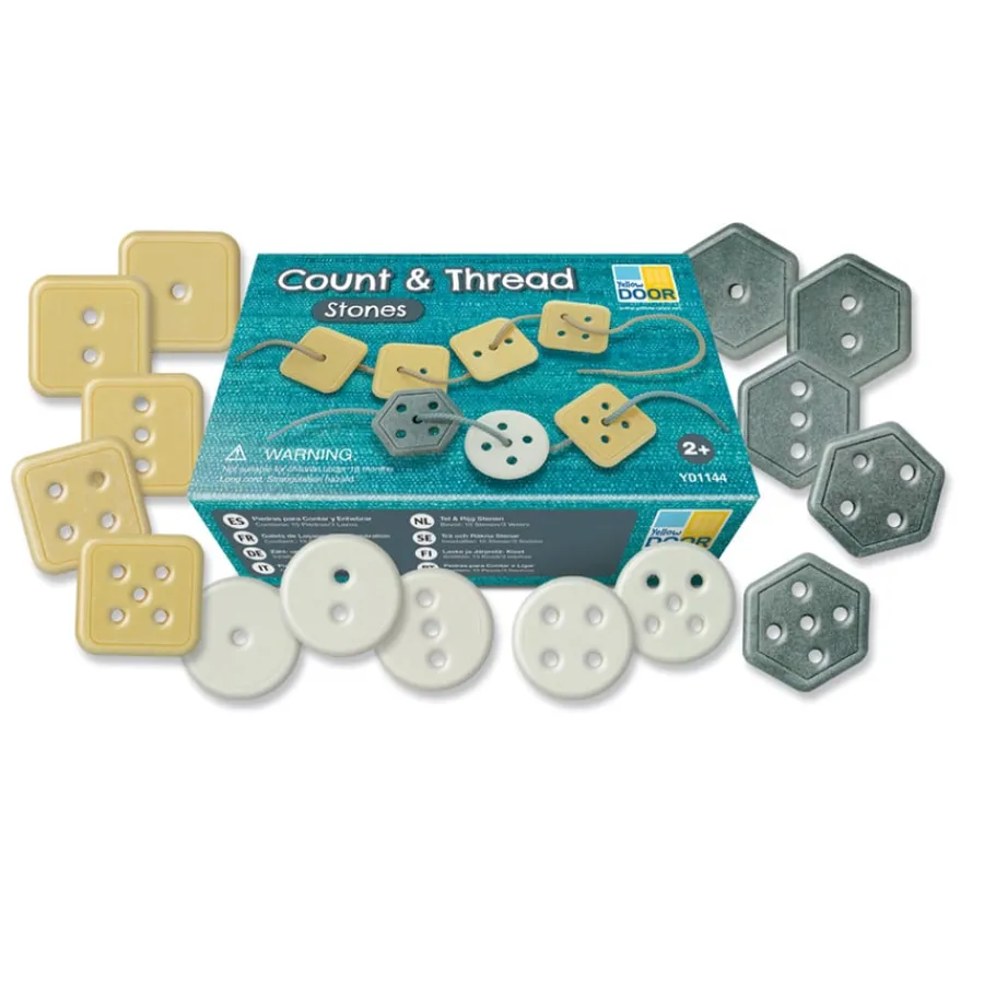 Discount Count and Thread Stones 15pk Shop The Full Range|Calming & Fidgets