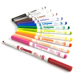 Sale Crayola Supertips Colouring Pens Assorted 144pk Drawing|Fibre Tipped Colour Pens