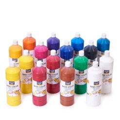 Hot Creall Ready Mixed Paint Assorted 1l 16pk Steam|Outdoor Art