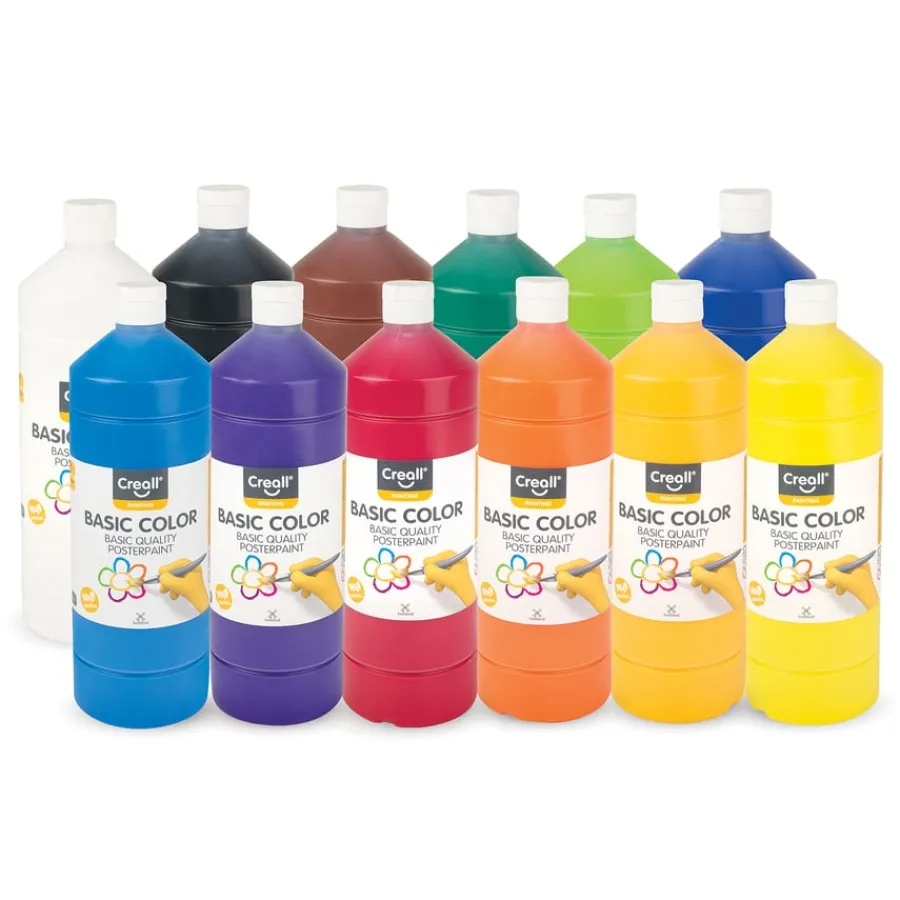 Online Creall Ready Mixed Paint Assorted Pack 1L x 12pk Festivals & Celebrations|Outdoor Art