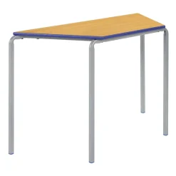 Hot Crush Bent PU Edge Trapezoid Table Classroom Tables|Furniture