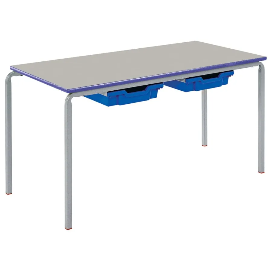 Clearance Crush Bent Rectangular Tray Table L1100mm Classroom Tables|Furniture