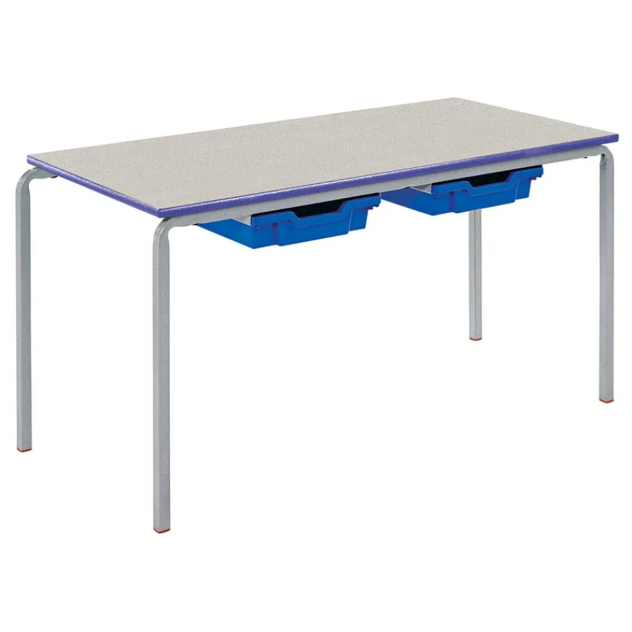 Clearance Crush Bent Rectangular Tray Table L1100mm Classroom Tables|Furniture