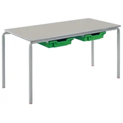 Clearance Crush Bent Rectangular Tray Table L1100mm Classroom Tables|Furniture