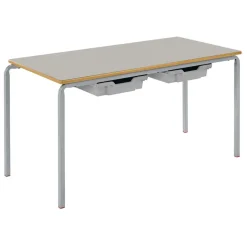 Clearance Crush Bent Rectangular Tray Table L1100mm Classroom Tables|Furniture