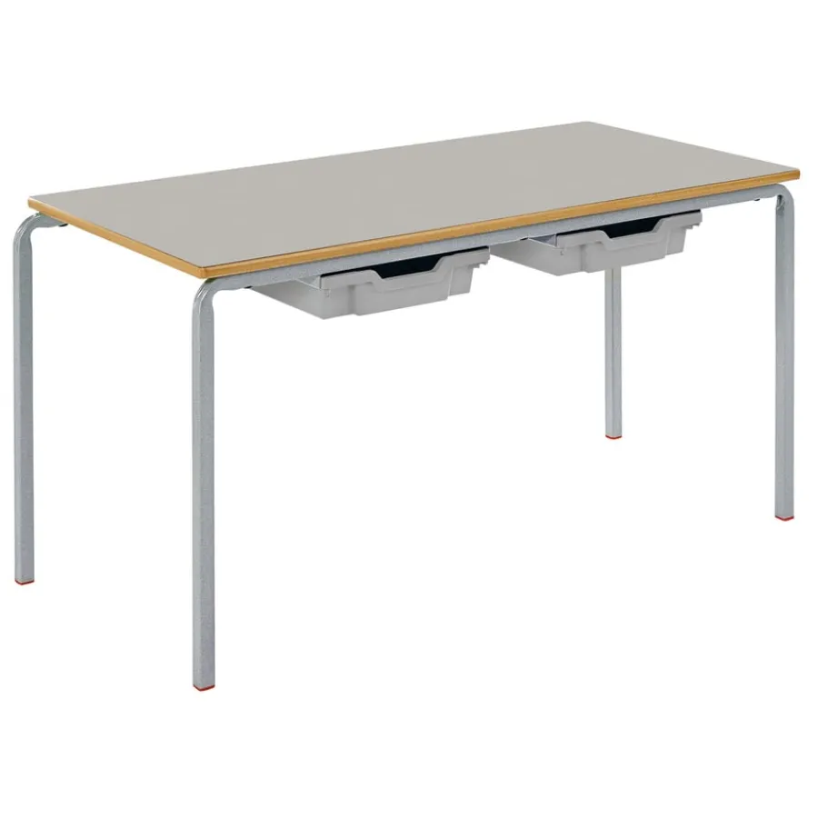 Clearance Crush Bent Rectangular Tray Table L1100mm Classroom Tables|Furniture