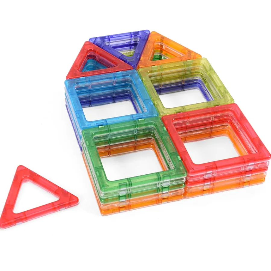 Hot Crystal Megamag Polydron 36pcs Construction Sets|Magnetic Construction