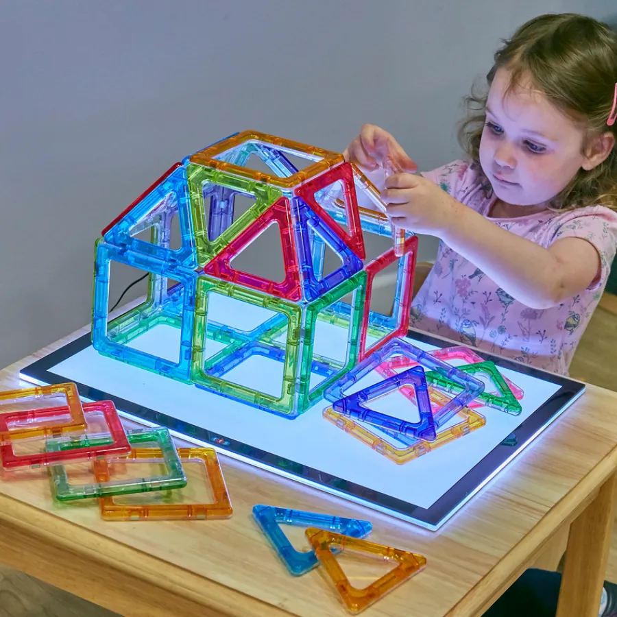 Hot Crystal Megamag Polydron 36pcs Construction Sets|Magnetic Construction