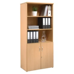 Cupboard with Storage Shelving Beech H1790mm Cupboards|Furniture