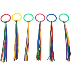 Hot Dance Ribbon Bangles 6pk Dance & Movement|Outdoor Physical Development
