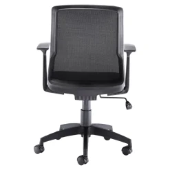 Clearance Denali Mid Back Chair - Black Mesh Chairs|Express Delivery Furniture