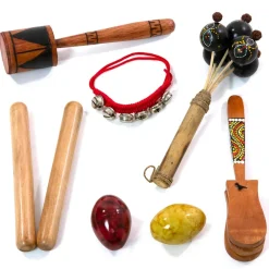 Outlet Djembe Drums and Shakers pack Whole Class Ensemble|Percussion Instruments