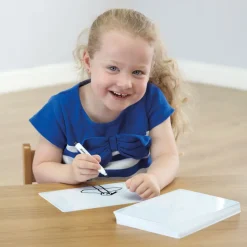Hot Double Sided A5 Plain Whiteboards 30pk Pre-Writing & Fine Motor Skills|Mark Making