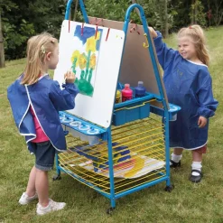 Double Sided Easel with Drying Rack Dividers, Display & Easels|Shop The Full Range