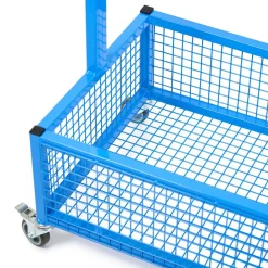 Best Double Sided Metal Cloakroom Trolley H119 x W161 x D53cm Cloakroom Storage|Storage & Trolleys