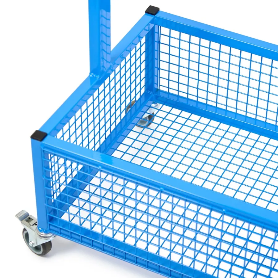 Best Double Sided Metal Cloakroom Trolley H119 x W161 x D53cm Cloakroom Storage|Storage & Trolleys