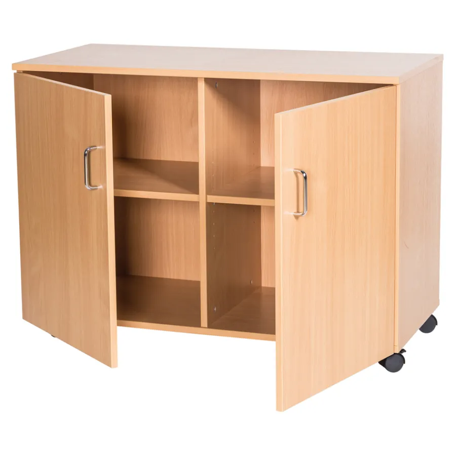 Discount Double Storage Shelf Mobile Cupboard Cupboards|Furniture